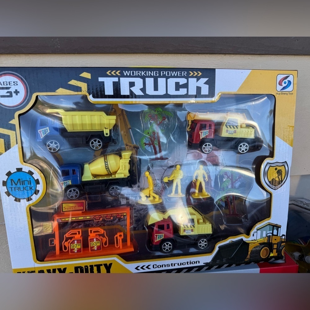 Working Power Construction Truck Set -BRAND NEW Heavy Equipment Mini Trucks